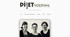 Desktop Screenshot of dieetvoeding.be